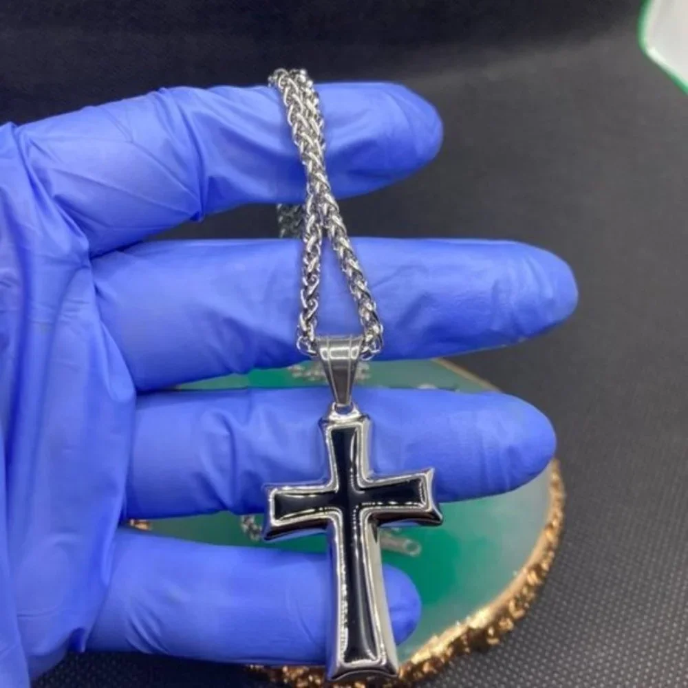 Stainless Steel Cross Chain